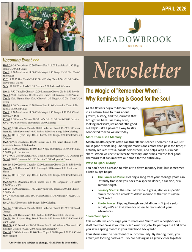 Click to open Newsletter in a new tab