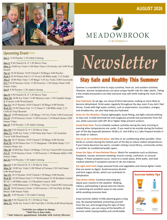 Click to open Newsletter in a new tab
