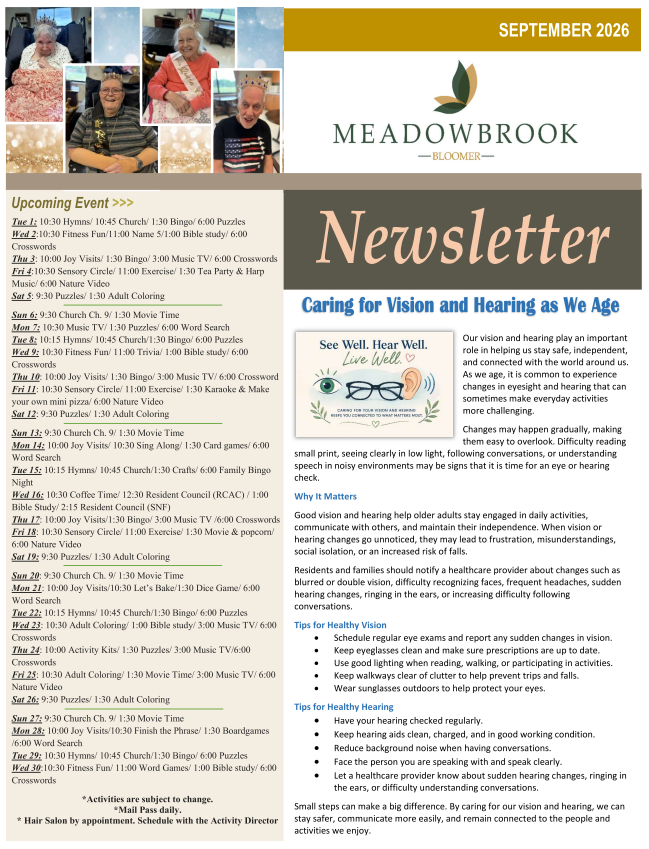 Click to open Newsletter in a new tab